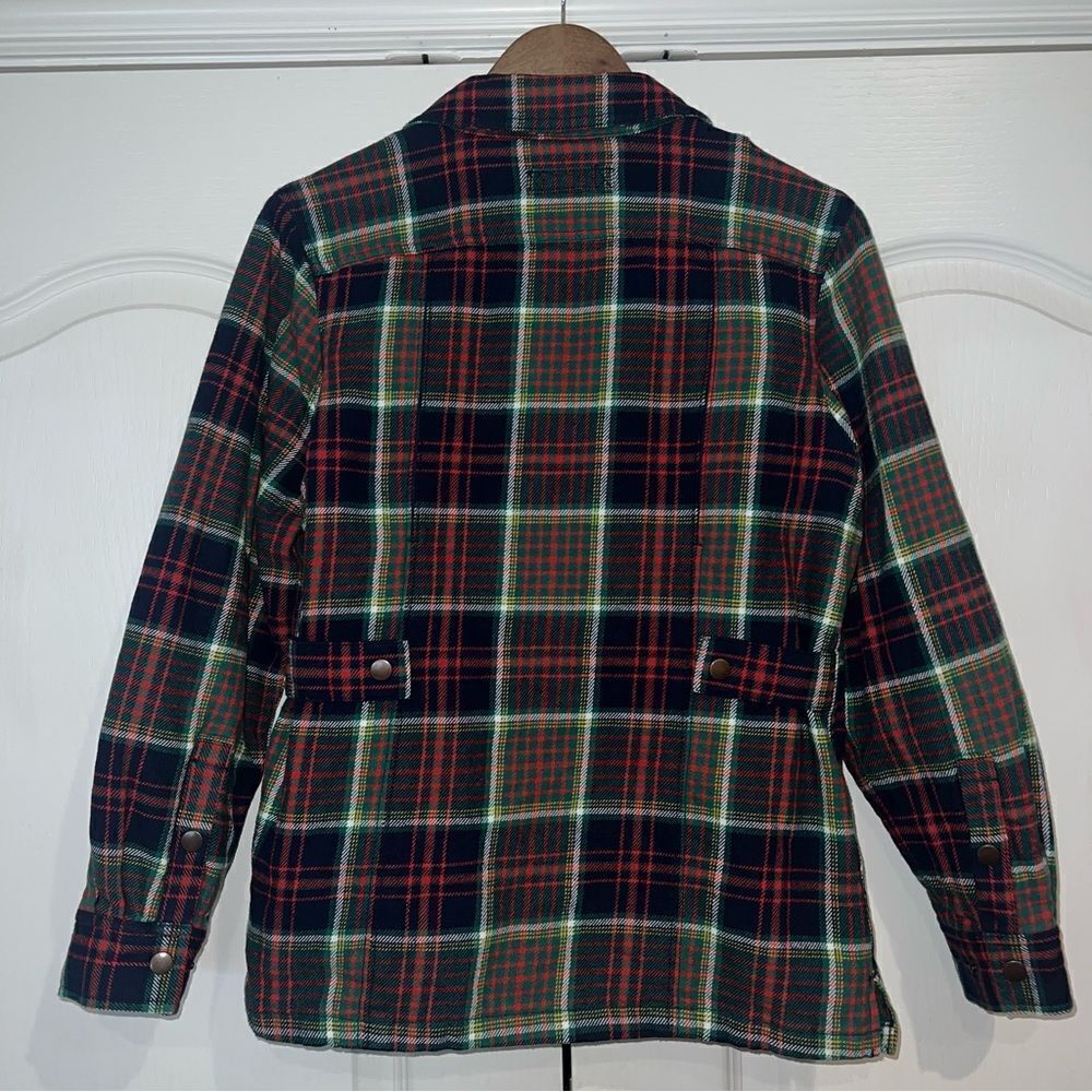 Duluth Trading Company Flapjack Plaid Flannel lined jacket - Picture 5 of 10